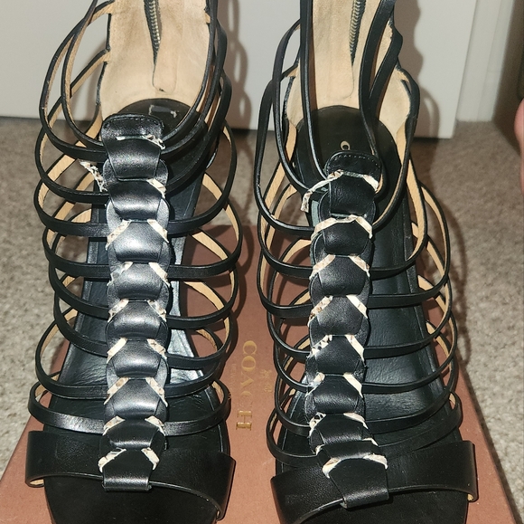 Coach Josey Veg Lthr print snake skin - Picture 3 of 7